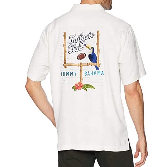 Tommy Bahama Other - NWT Tommy Bahama Tailgate Club Silk Football Shirt